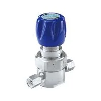 Регулятор AMFLO UHP AU21 Материал: Код SHP (Body-SUS316L VAR,Poppet, Nozzle,Diaphragm- Hastelloy® C-22, Gland-SUS316L, Seat: PCTFE) ; Поверхность 0.25 um; 4х портовый, CV-0.09