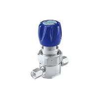 Регулятор AMFLO UHP AU21 Материал: Код SH (Body-SUS316L VAR,Poppet, Nozzle,Diaphragm,Gland- Hastelloy® C-22, Seat: PCTFE) ; Поверхность 0.25 um; 2х портовый, CV-0.09