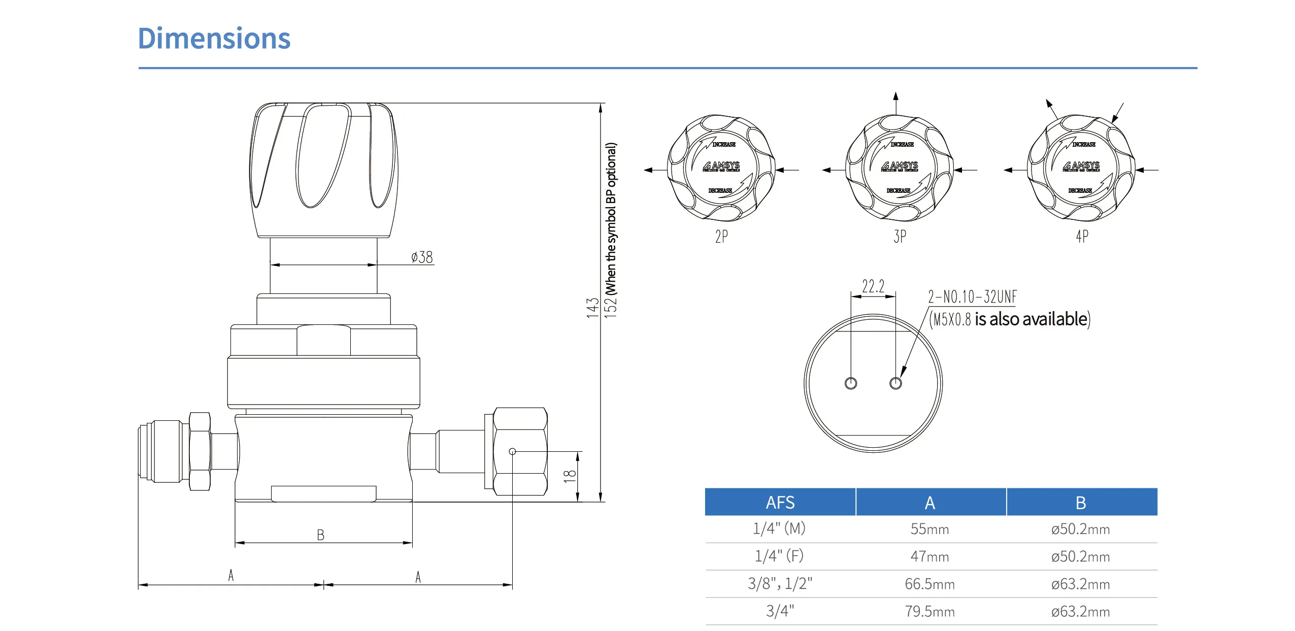 Регулятор AMFLO UHP AU23 Материал: Код S (Body-SUS316L VAR; Poppet, Nozzle,Gland-SUS316L;Diaphragm-Hastelloy®C-22,Seat: PCTFE) ; Поверхность 0.13 um; 3х портовый с манометром, вх. давл. 206 бар, CV-0.9